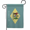 Guarderia 13 x 18.5 in. Delaware American State Garden Flag with Double-Sided Horizontal GU3912242